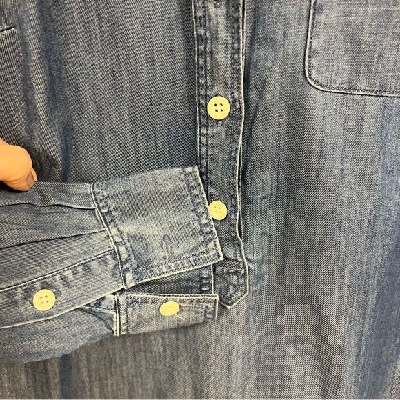 J Crew lightweight chambray jean dressy size XS - Picture 3 of 6